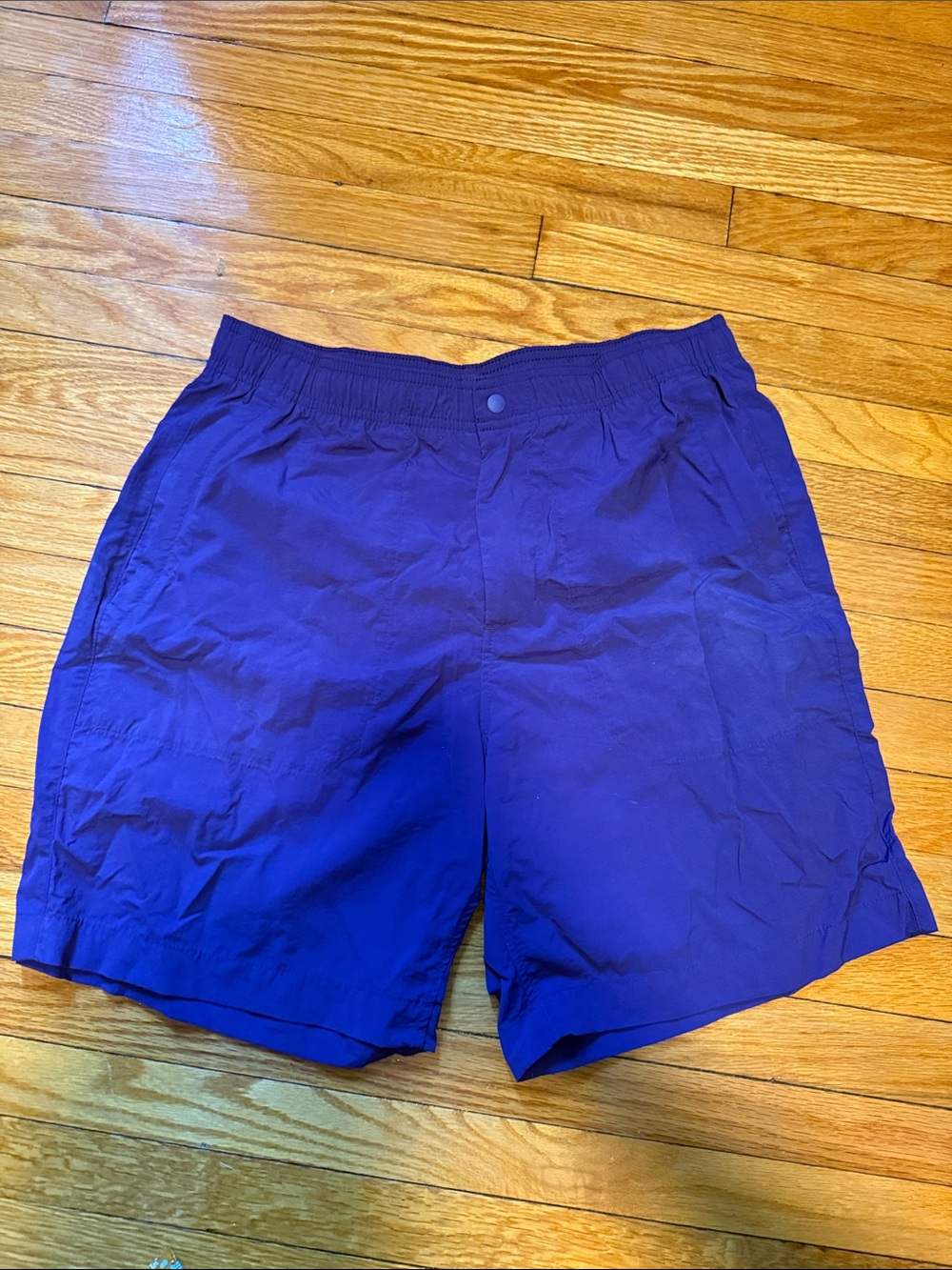 GAP Deep Purple Elastic Waist Shorts